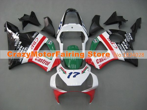 

новый впрыск abs мотоцикл обтекатели комплект для honda cbr 954rr 954 2002 2003 cbr954rr 02 03 cbr 900rr обтекатели частей пользовательских