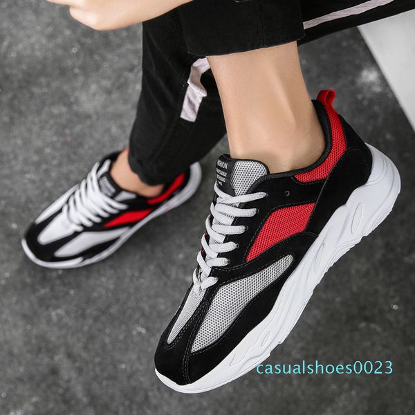 

vintage dad men shoes 2019 kanye fashion west mesh light breathable men casual tenis shoes men sneakers zapatos hombre, Black