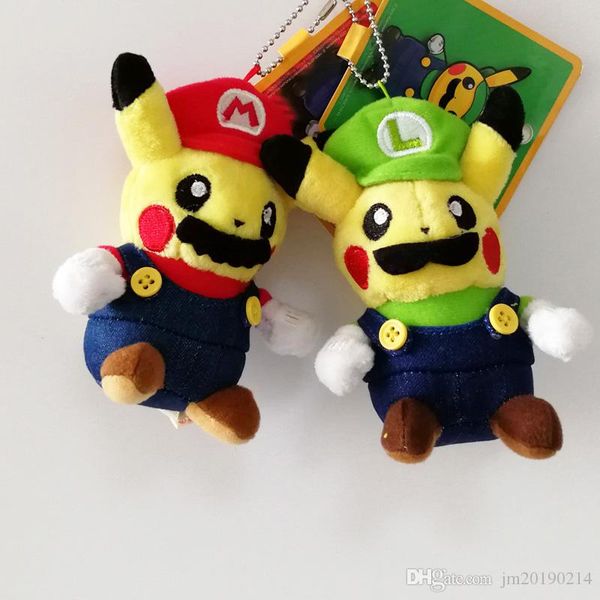 

new toy cosplay luigi soft doll plush toy for kids christmas halloween gifts 12cm