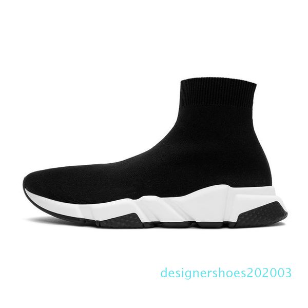 

designer sock shoes triple black white men women fashion sneakers glitter yellow blue pink fashion mens trainer runner platform shoe d03