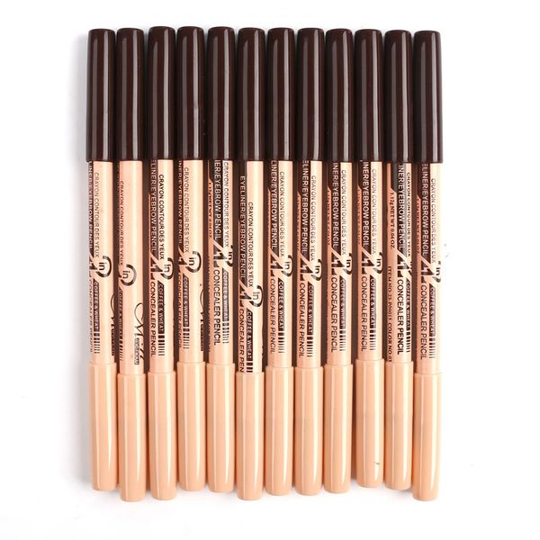 

eyebrow pencil multi-function eye brow liner concealer waterproof lasting 3 colors mixed color high quality