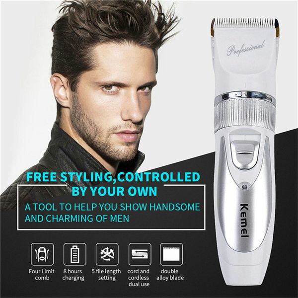 

factory price us bureau professional grade hair trimmers head km-6688 electric hair clippers