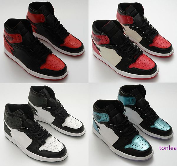 

basketball shoes 1 og high banned black red white men basketball shoes 1s women sports shoes fashion trainers sneakers size 36-47