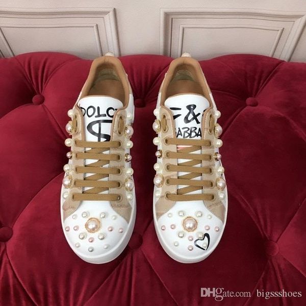 

new designer sneakers men womens flat casual shoes fashion genuine leather luxury flower flat sports shoes, Black