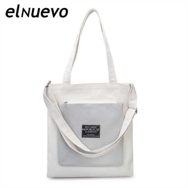 

soft canvas bag large capacity women shopping bag letter casual hasp ladies one shoulder tote bags shopping beach