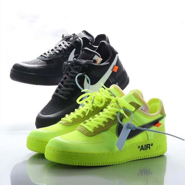 

with box 2019 off w white x Ã±ike air Â£orce forcing1 1 low force one 1 virgil volt ao4606 green neaker port running hoe 36 45