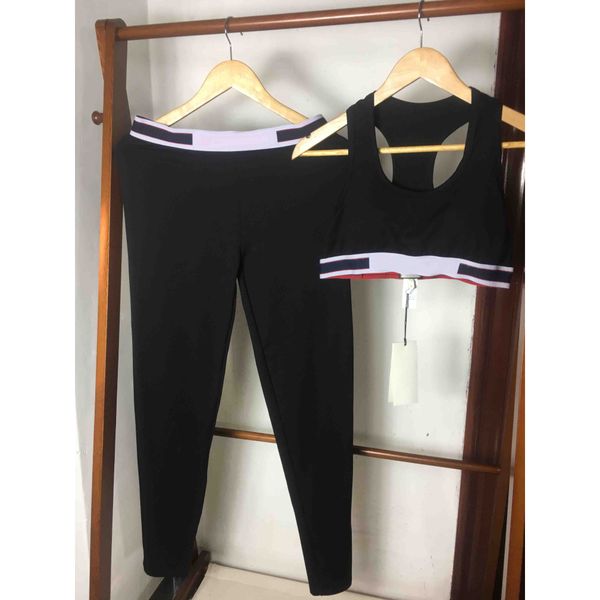 

womens designer yoga suits luxury letters string vest & sweatpant outdoor brand womens two pieces outfits tight leggings womans tracksuits, Gray