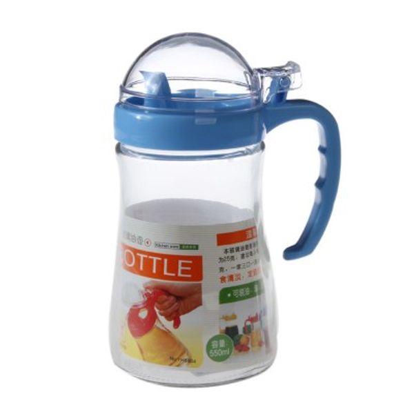 

the kitchen multifunctional oil bottle with cover glass pot health ing