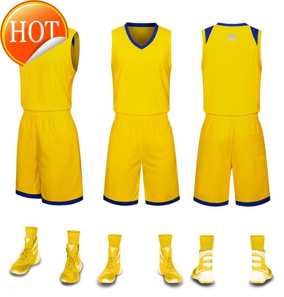 

2019 new blank basketball jerseys printed logo mens size s-xxl price fast shipping good quality yellow y001aa1, Black;red