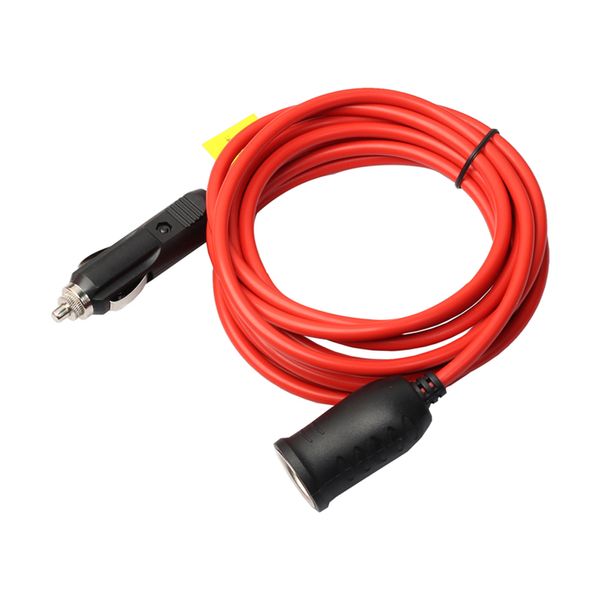 

heavy duty 12 v 24 v cigarette lighter extension cable plug with 10a fuse 3.6m fuse 5