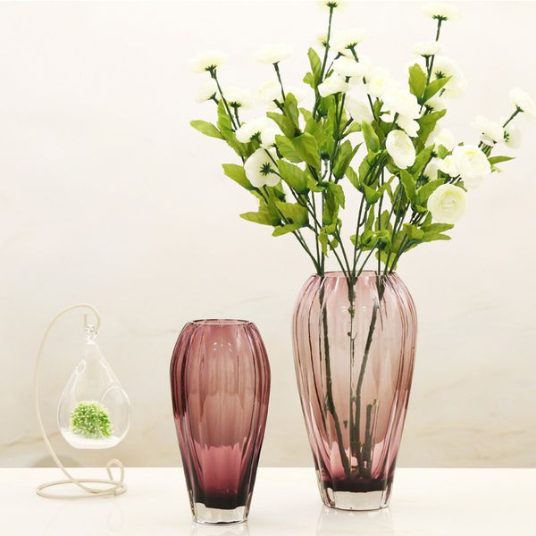 

creative handicraft glass vase modern simplicity style tableglass vase decoration home living room decoration gift