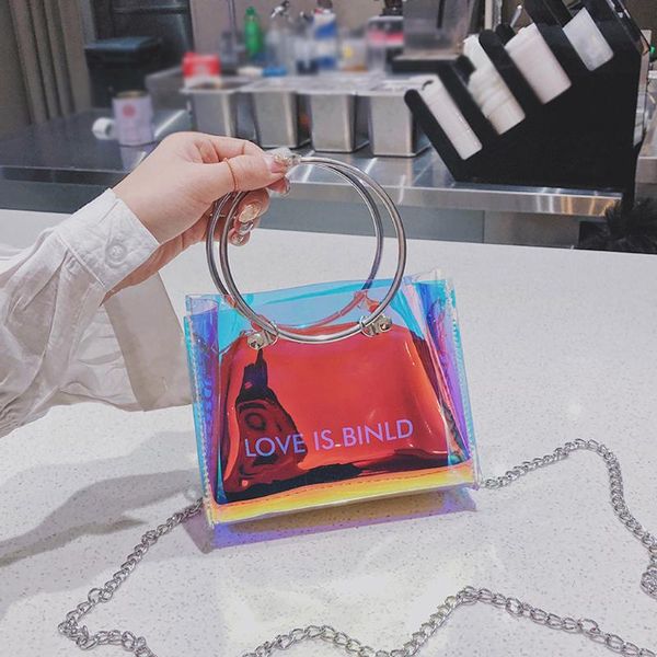 

fashion lady jelly square bag shoulder bag messenger + hand wallet bolsos mujer de marca famosa 2020 bolsas de mujer#t2