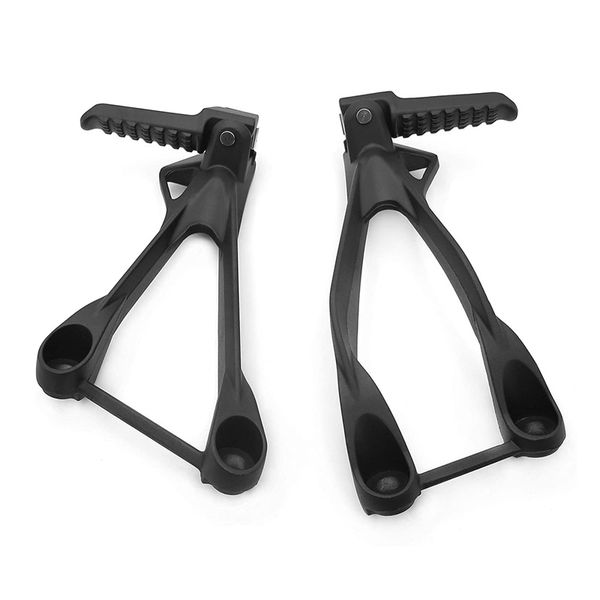 

1 pair black rear passenger foot pegs bracket for zx6r 2005-2008 zx636 2005-2006