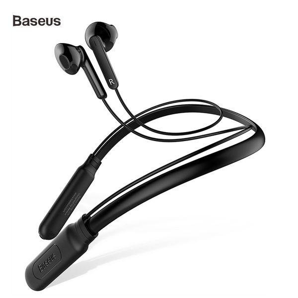 

baseus sports bluetooth earphone for phone wireless bluetooth headset with mic noise cancellation magnetic wireless earbuds