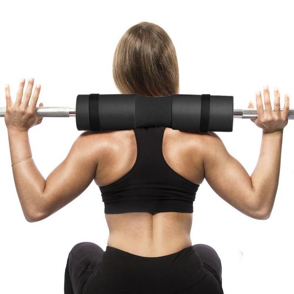 

barbell squat neck cushion foam shoulder pad with ankle strap gym fitness weight lifting exercis barbell fitness