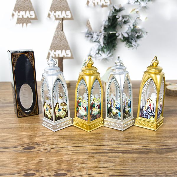 

christmas festival decoration baby room bedroom portable decoration home lightweight lantern lamp colorful night light gift