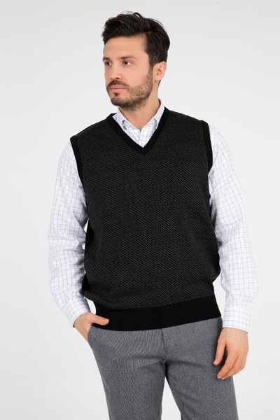 

buratti v-neck sweater male sweater 447127, White;black