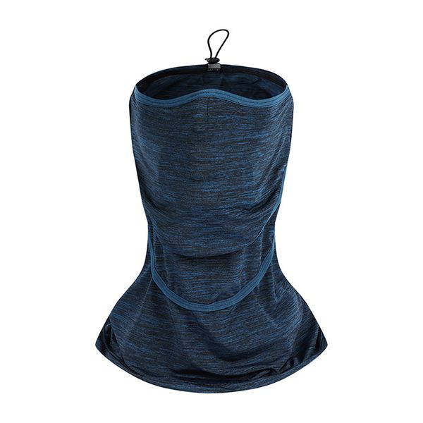 

cycling adjustable face mask scarf anti-sweat breathable headwear summer outdoor running caps bandana sports bike mask, Black