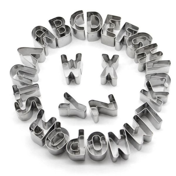 

26 letters stainless steel cookie cutter