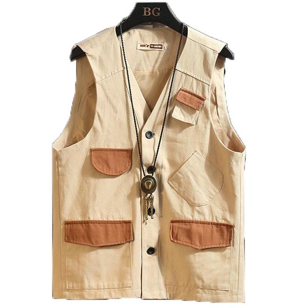 

2020 autumn spring clothes sleeveless jacket vest men's warm thin waistcoat plus size xl-5xl, Black;white