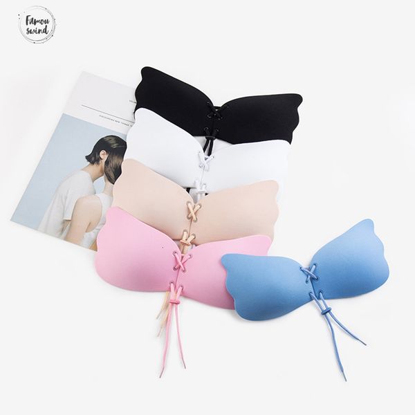 

само женщины бинты клей бюстгальтер без бретелек бисер blackless бесшовные push up bra силиконовый sticky женское белье сексуальное невидимы, Red;black