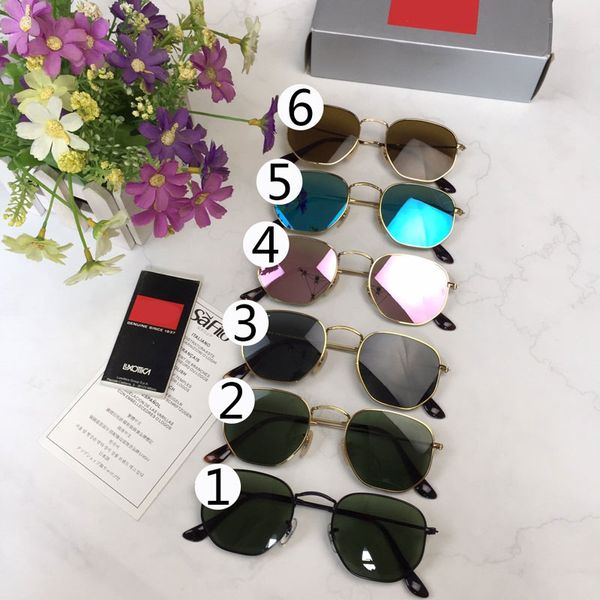 

sunglasses fashion sun glasses couple models from men classic uv protection round european and american style six color, White;black