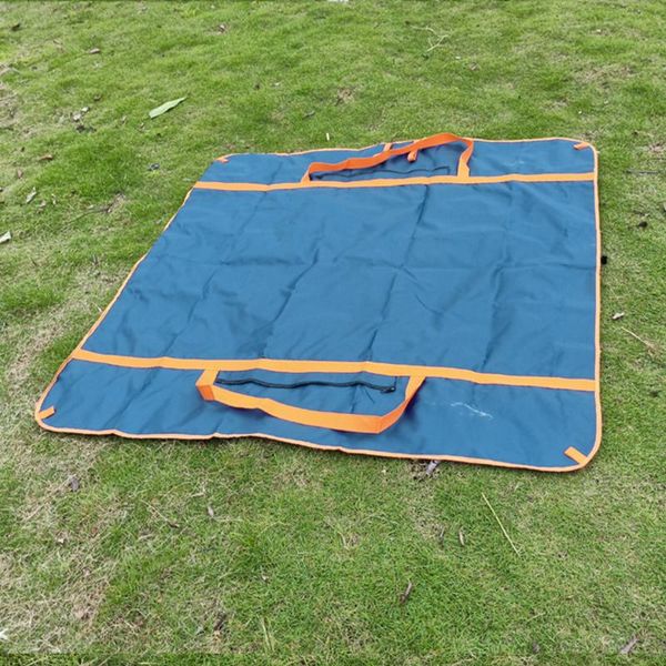 

oxford cloth hiking zipper outdoor travel storage bag picnic foldable waterproof multifunction beach blanket mat camping ground
