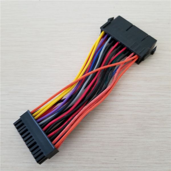 

1PCS PSU Motherboard Mini 24Pin to ATX 20p Male to Female Converter Adapter Power Cable 18AWG for HP 10cm