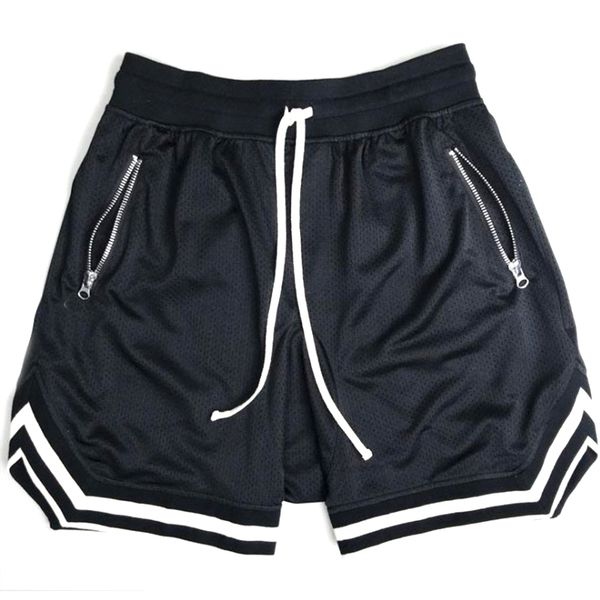 

summer running shorts men sports jogging fitness shorts quick dry mens gym men crossfit sport gyms short pants, White;black