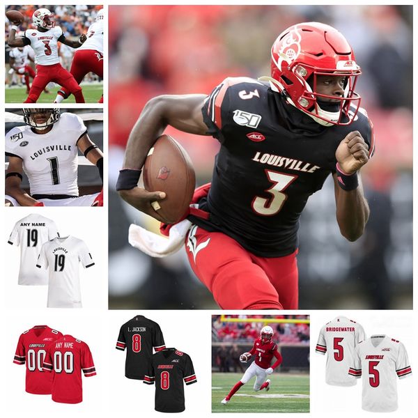 

louisville jerseys taveon graves jersey jalen mitchell aidan robbins tyler harrell justin marshall college football jerseys custom stitched, Black