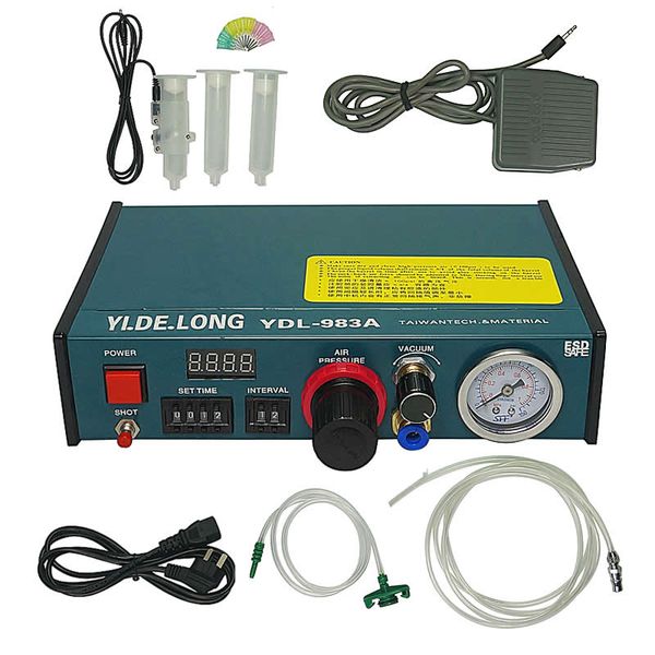 

ydl-983a auto glue dispenser solder paste liquid controller dropper fluid dispenser 220v 110v