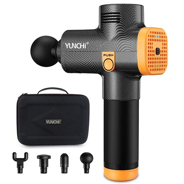 

phoenix a2 yunchi black massage gun deep relaxtion muscles professional massager electric therapy low noisy 3 levels speed