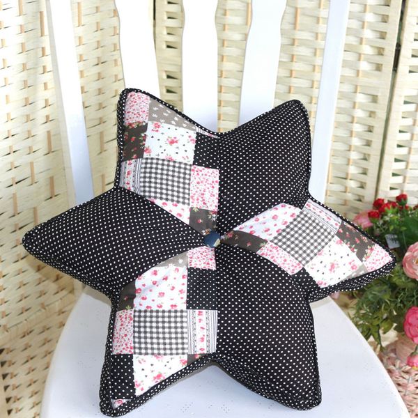 

hexagon sofa chair back seat cushion cotton armchair recliner pad office back-rest pillow