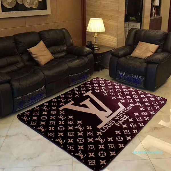 

full flower letter carpet popular design logo clover mat great room fashion logo soft children 's relaxation rugs