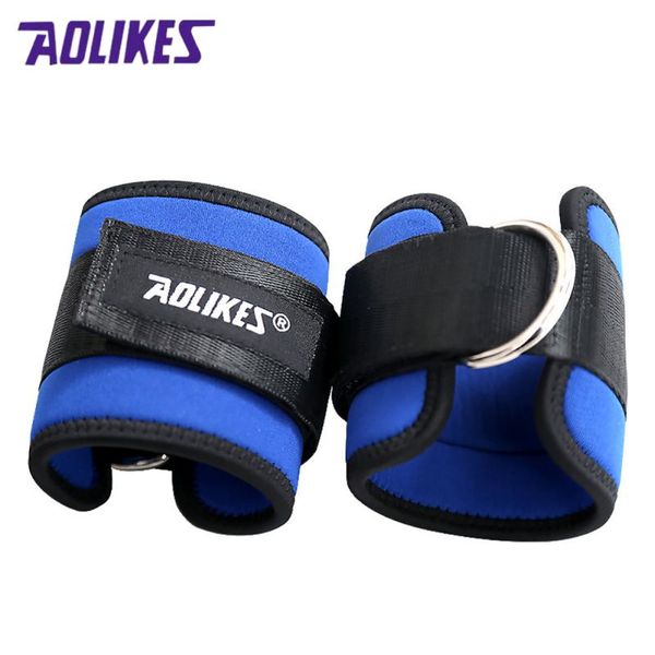 

2018 adjustable protection ankle strap d-ring thigh leg pulley gmy weight lifting legs strength recovery training fitness 1pc
