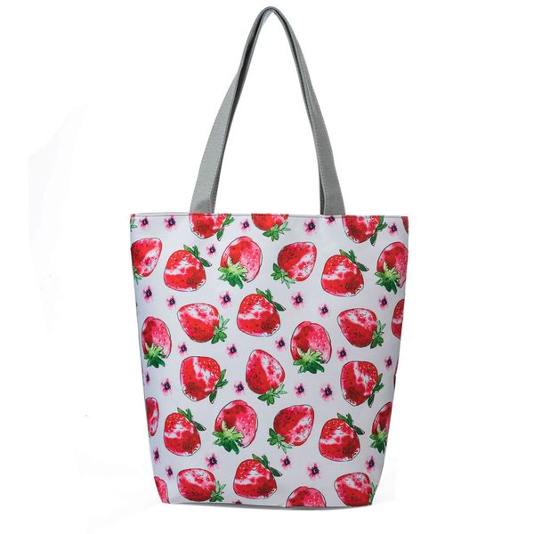 

women floral printed canvas tote female single shopping bags large capacity canvas beach bags casual tote feminina