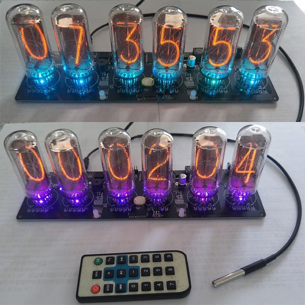 Бесплатная доставка набор электронных часов in-18 glow Tube clock DIY kit tube NIXIE CLOCK