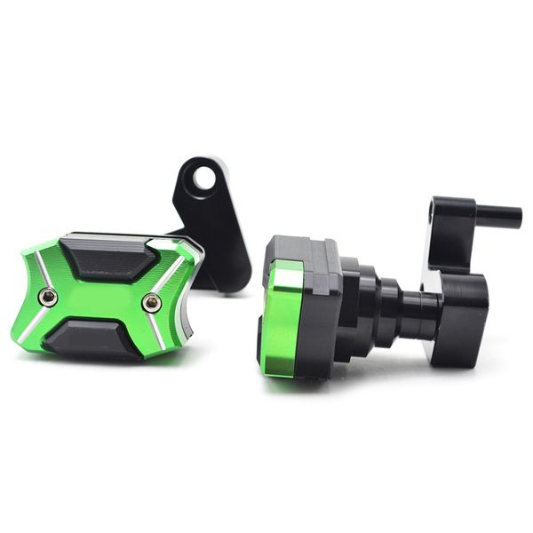 

cnc aluminum motorcycle frame crash pads engine case sliders protector falling protection for ninja zx10r 2008-2010