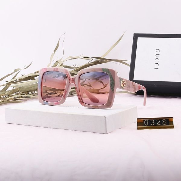 

women's popular sunglasses square style full frame with the highest quality uv protection mixed with color boxes, White;black