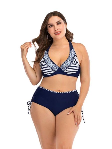 

плюс размер 2020 новый сексуальный купальник бикини установить женщин моды soutien бикини или кубок провода женщина лета, White;black