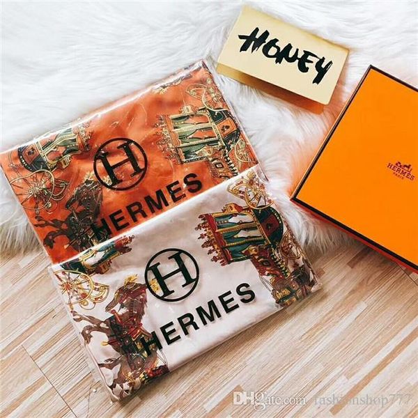 

hermÃ¨s brand designerscarves women men scarves luxury2020, Blue;gray