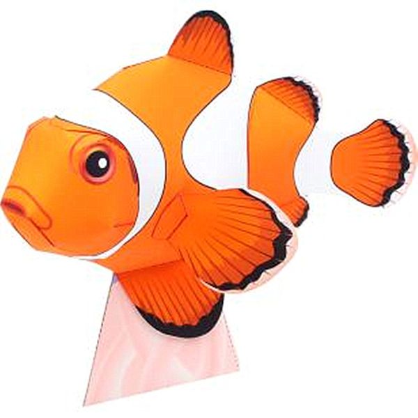 

childe clownfish children's hand-made 3d creative stereo handmade children's park handmade paper folding
