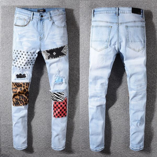 

2020 New Arrival Men's Jeans Designer Lightweight Jeans Hot Sale Pants Casual Classic Fashion Straight Denim Designer Jeans Size 29-40