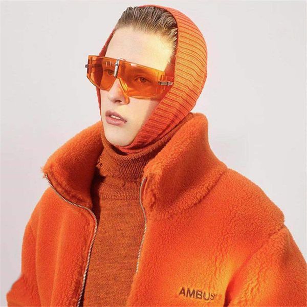 

mens designer winter coats plush solid color letter embroidery loose warm fleece long sleeved stand collar zipper fashion mens coats, Black