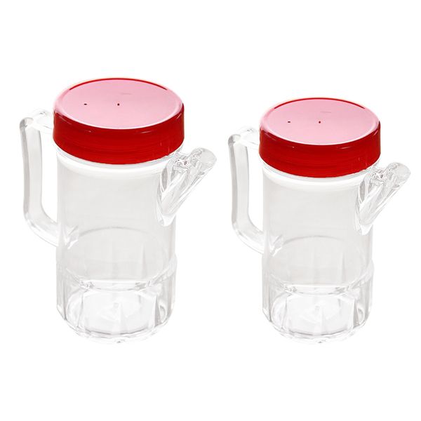 

2pcs olive oil & vinegar bottles liquid spice jars dispensers 500ml/380ml