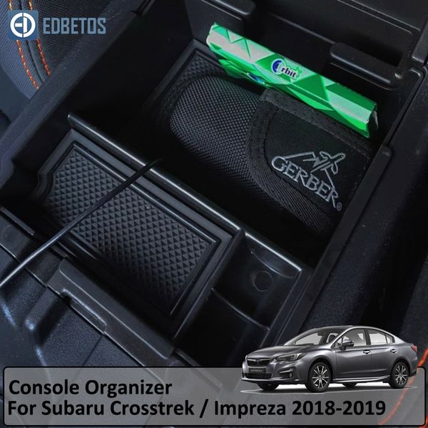 

crosstrek armrest box secondary storage for crosstrek impreza 2018 2019 center console organizer for accessories