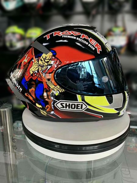 

shoei full face x14 93 marquez motegi hikman motorcycle helmet man riding car motocross racing motorbike helmet-not-original-helmet