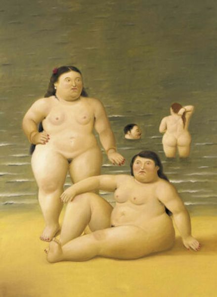 

fernando botero fat nude girl -2 home decor handpainted &hd print oil painting on canvas wall art canvas pictures 200205