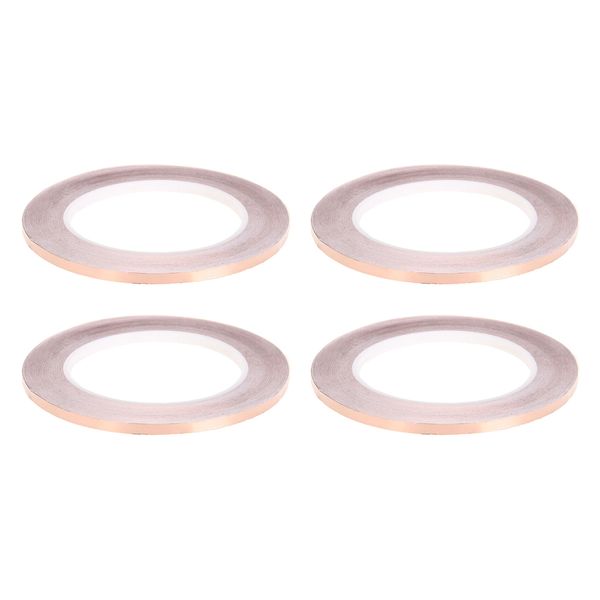 

4pcs emi shielding copper foil tape adhesive for electric guitar 3mmx30m