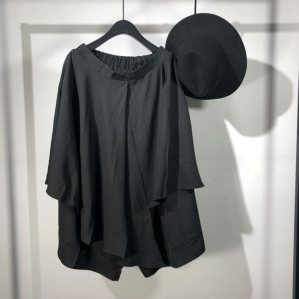 

owen seak men pantskirt casual cross pants high street wear pants men's clothing hip hop sweatpants spring harem, Black